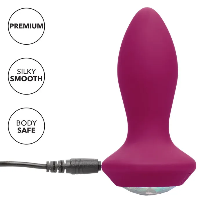 Calexotics Anal Power Gem Vibrating Petite Crystal Butt Plug