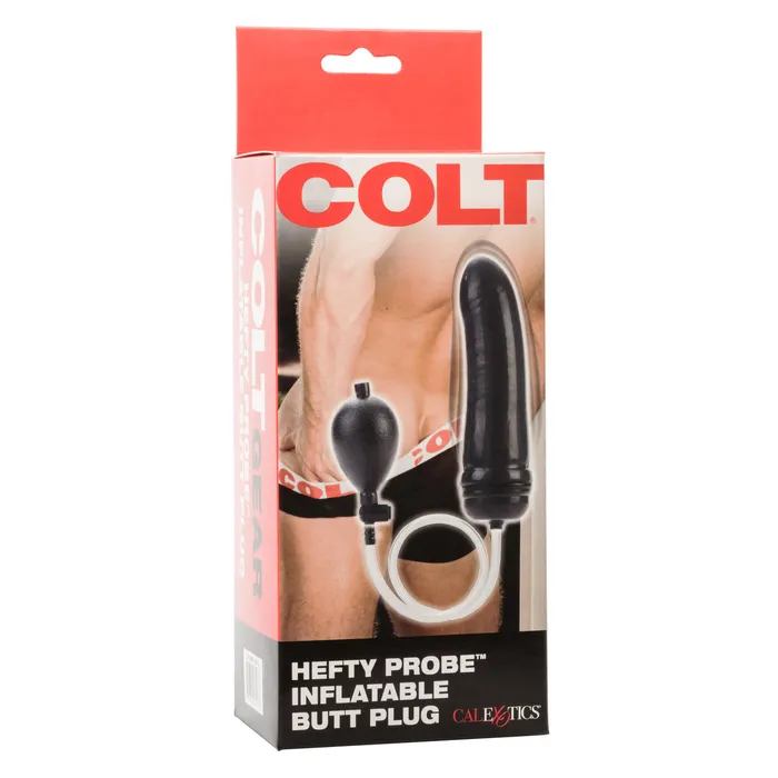CalExotics Colt Hefty Probe Inflatable Butt Plug Black Anal