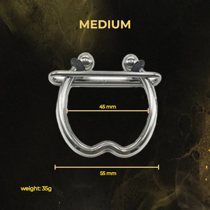 Desires Halo Stainless Steel PenisCock Ring FRISKY BUSINESS SG Male Sex Toys