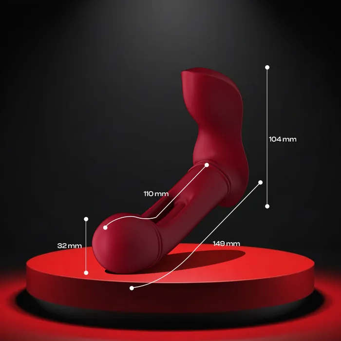 FRISKY BUSINESS SG Vibrators Lickie Laze Tickling Female Wearable Vibrator