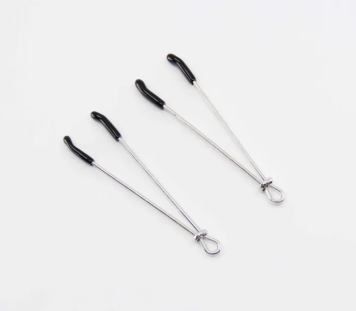 Love In Leather Nipple Clitoral Toys Tweezer Nipple Clamps