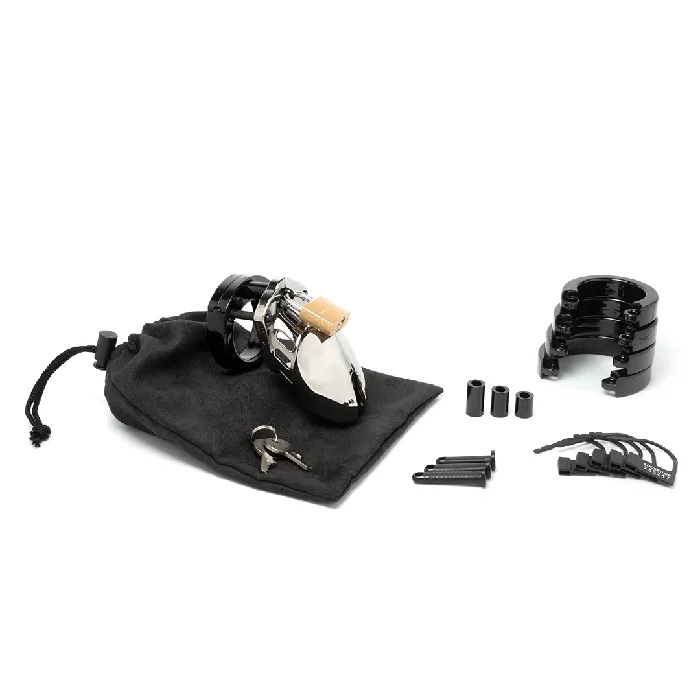 Male Sex Toys CBX Chastity Kits CB6000S Chastity Cock Cage Kit Chrome