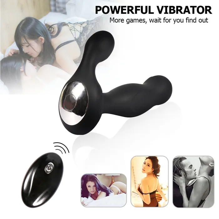 Male Sex Toys HEXHER Remote Control Anal Plugin