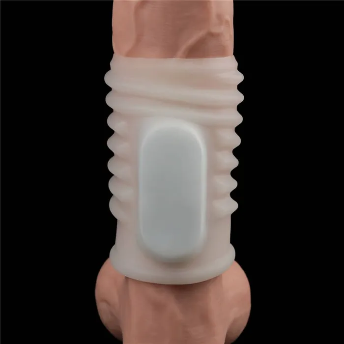Male Sex Toys Vibrating Spiral Knights Ring White LOVETOY