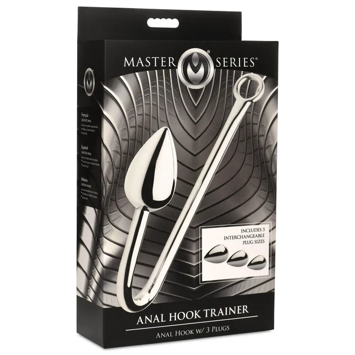 XR Brands Anal Hook Trainer Anal Hook W 3 Plugs Anal