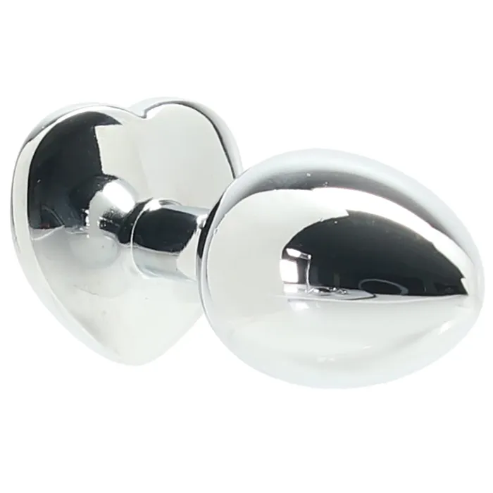 Anal Shots Toys Ouch Pink Heart Gem Plug in Small Anal Shots Toys Ouch Pink Heart Gem Plug in Small