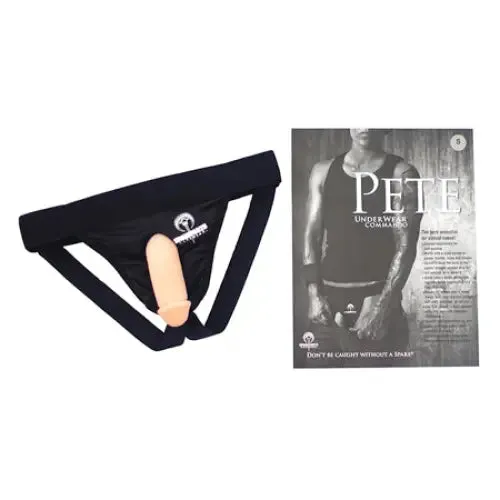 Anal SpareParts Pete Commando Nylon Packing Jock Black Size XL SpareParts Hardware Anal SpareParts Pete Commando Nylon Packing Jock Black Size XL SpareParts Hardware