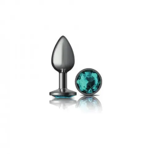 Anal Viben Cheeky Charms Round Gunmetal Butt Plug
