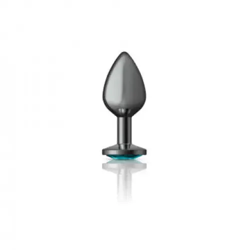 Anal Viben Cheeky Charms Round Gunmetal Butt Plug