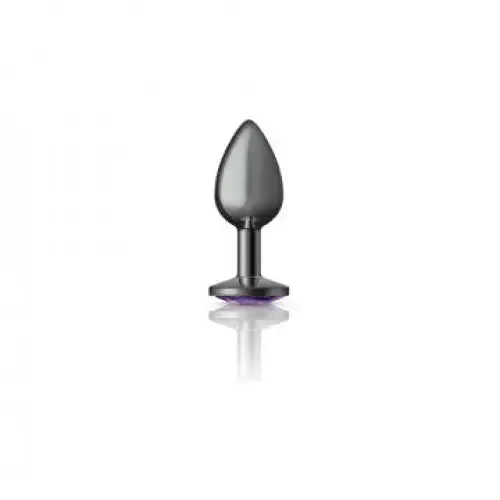 Anal Viben Cheeky Charms Round Gunmetal Butt Plug