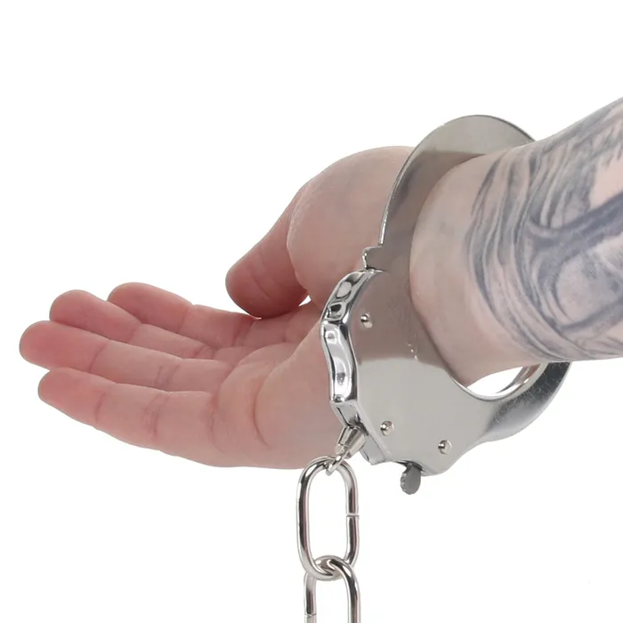 Blush Female Sex Toys Tempasia Beginner Cuffs in Silver