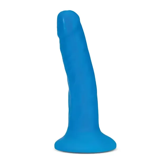 Blush Neo Elite 6 in Silicone Dual Density Dildo with Suction Cup Neon Blue Blush Female Sex Toys Blush Neo Elite 6 in Silicone Dual Density Dildo with Suction Cup Neon Blue Blush Female Sex Toys