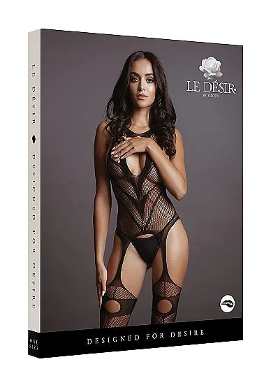 Bodystockings Playsuits Suspender Bodystocking One Size HonourSkintwocom