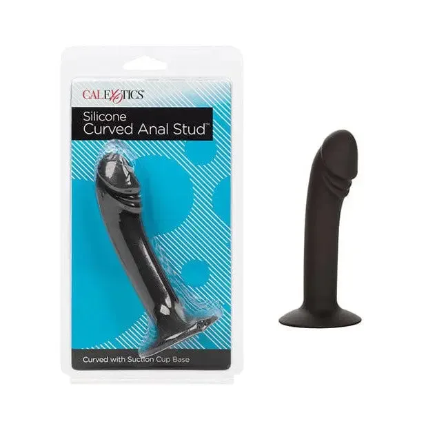 CalExotics Anal Silicone Curved Anal Stud Black