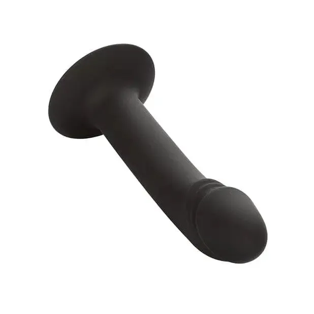 CalExotics Anal Silicone Curved Anal Stud Black CalExotics Anal Silicone Curved Anal Stud Black