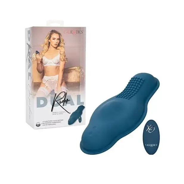 CalExotics Female Sex Toys Dual Rider Remote Control Bump Grind