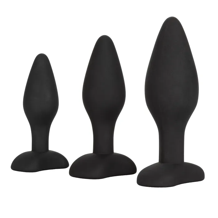 CalExotics Silicone Anal Exerciser Kit Black CalExotics Anal