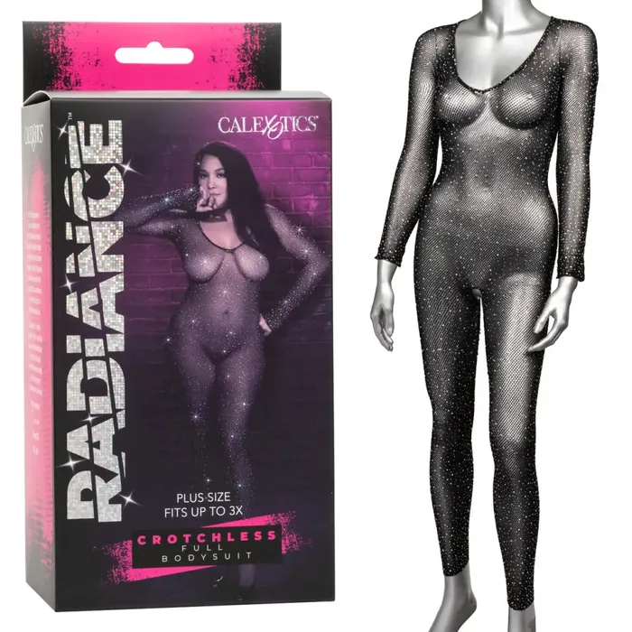 CalExotics Teddies And Bodies Radiance Plus Crotchless Full Bodysuit
