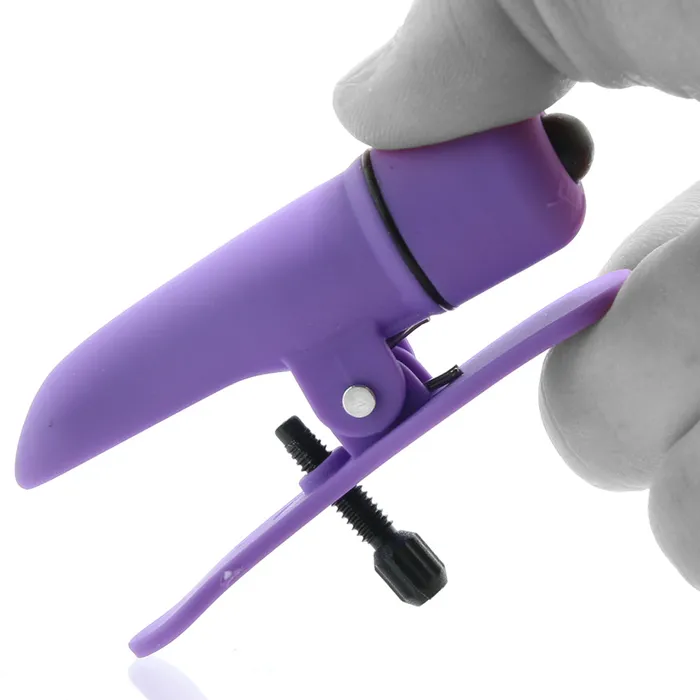 CalExotics Vibrators Nipplettes Vibrating Nipple Clamps in Purple CalExotics Vibrators Nipplettes Vibrating Nipple Clamps in Purple