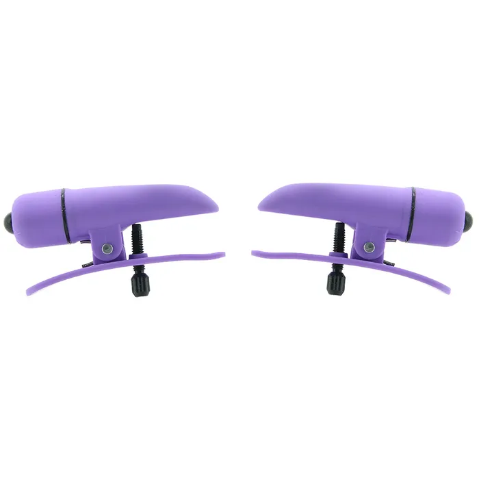CalExotics Vibrators Nipplettes Vibrating Nipple Clamps in Purple CalExotics Vibrators Nipplettes Vibrating Nipple Clamps in Purple