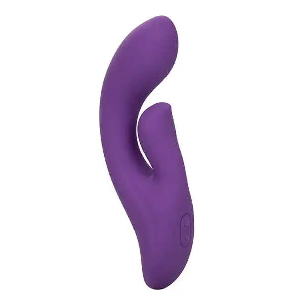 CalExotics Vibrators Stella Liquid Silicone Dual Pleaser Purple CalExotics Vibrators Stella Liquid Silicone Dual Pleaser Purple