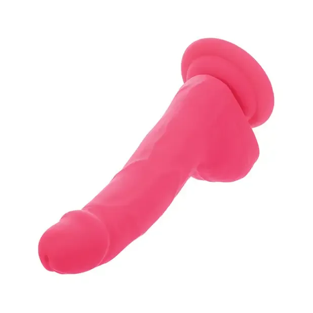 California Exotic Novelties Dildos Silicone Studs Neon 6 Dildo