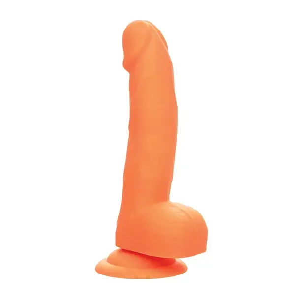 California Exotic Novelties Dildos Silicone Studs Neon 6 Dildo