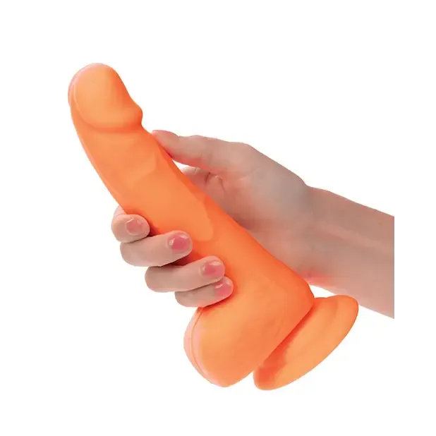 California Exotic Novelties Dildos Silicone Studs Neon 6 Dildo