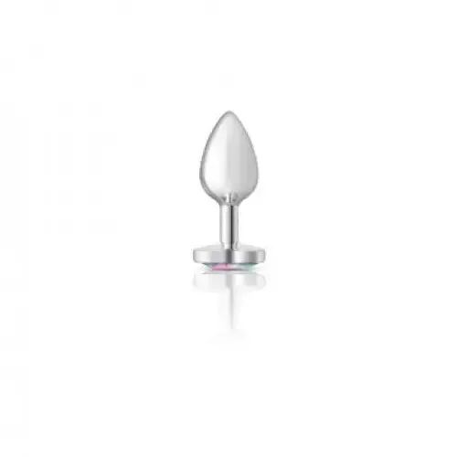 Cheeky Charms Heart Clear Iridescent Silver Plug Viben Anal Cheeky Charms Heart Clear Iridescent Silver Plug Viben Anal
