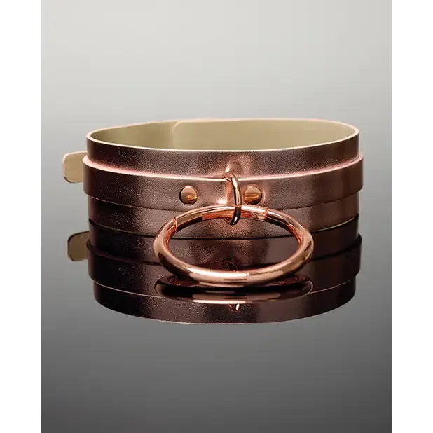 Coquette International Vibrators Pleasure Collection Adjustable Collar Rose Gold
