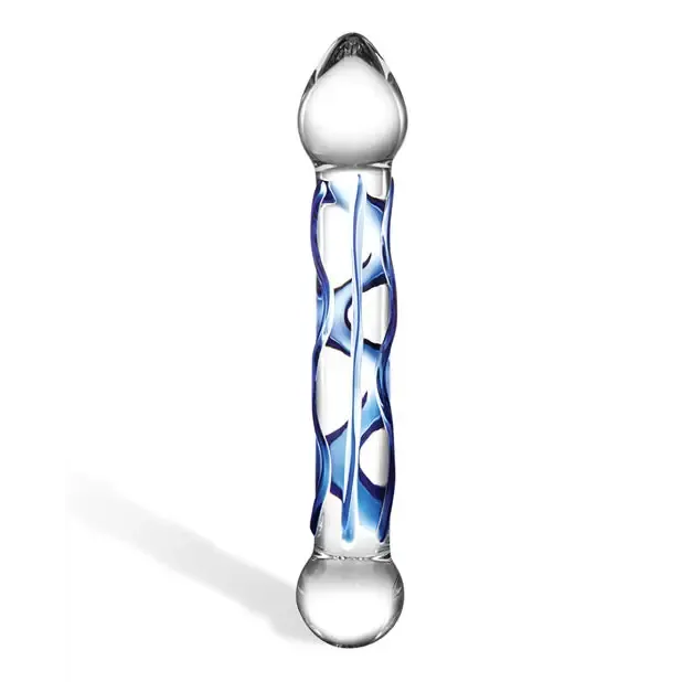 Dildos glas Glas 65 Full Tip Textured Glass Dildo Dildos glas Glas 65 Full Tip Textured Glass Dildo
