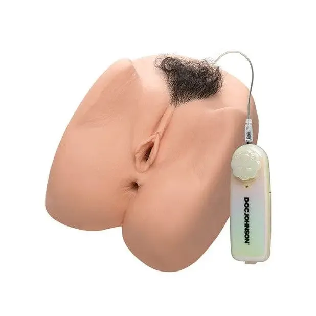 Doc Johnson Male Sex Toys Sasha Grey ULTRASKYN Deep Penetration Vibrating Pussy Ass