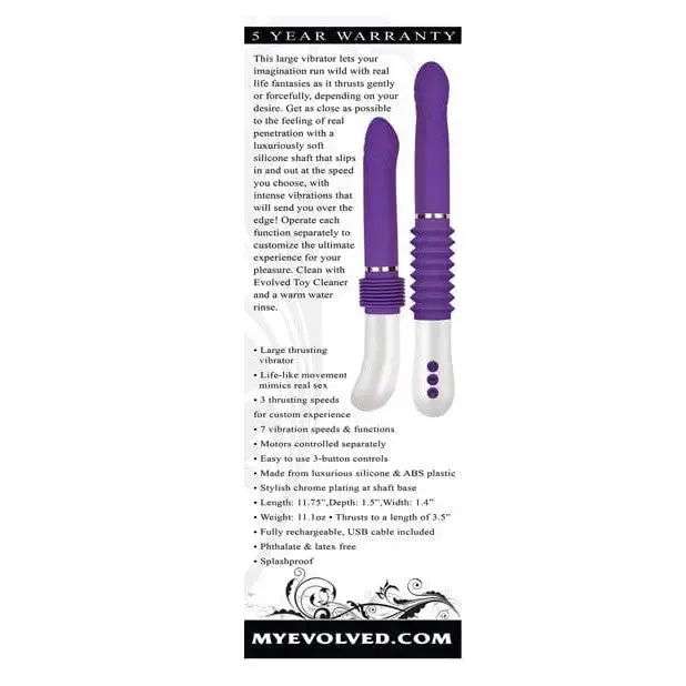 Evolved Infinite Thrusting Sex Machine Vibrator Evolved Female Sex Toys
