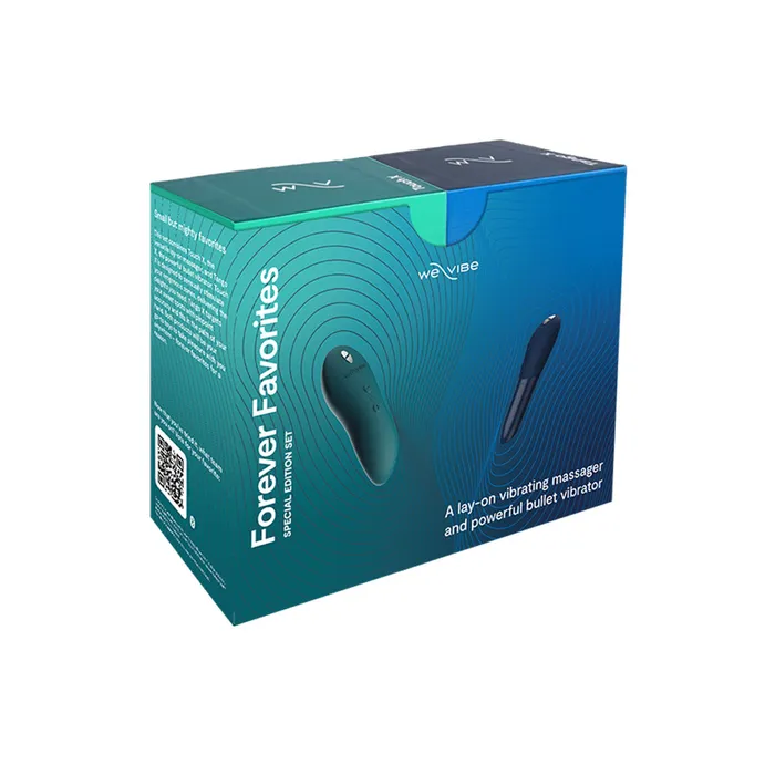 Female Sex Toys WeVibe Forever Favorites LayOn Vibrating Massager Bullet Vibrator Special Edition Set VelvetMidnight Blue WeVibe