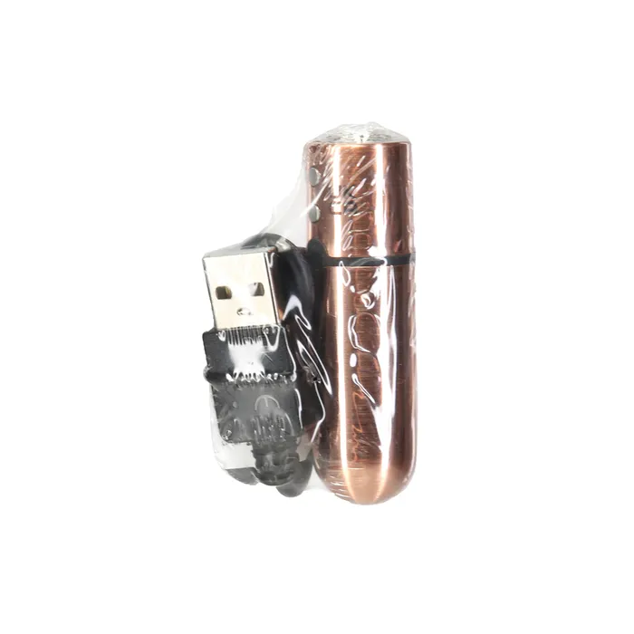 FirstClass Bullet 25 Bullet Vibrator Rose Gold PowerBullet Female Sex Toys