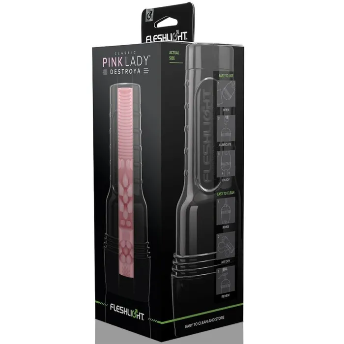 FLESHLIGHT CLASSIC PINK LADY DESTROYA MASTURBATOR Fleshlight Male Sex Toys