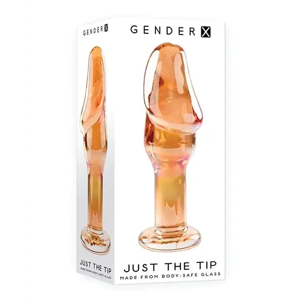 Gender X Gender X Just The Tip Glass Plug Multi Color Anal