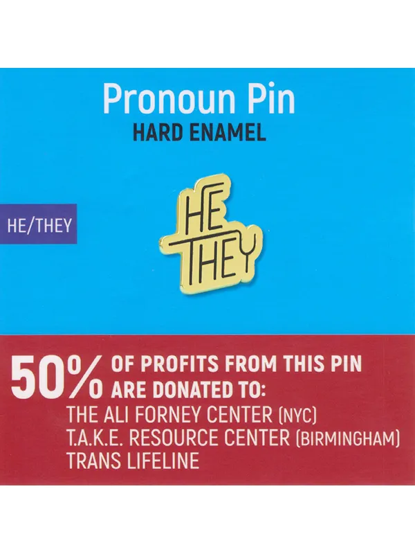 HeThey Pronoun Pin Dissent Pins Vibrators