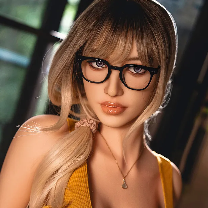 HEADSY293NATURALSILICONEBROWNM16IMPALNTED HAIR SY Doll Male Sex Toys