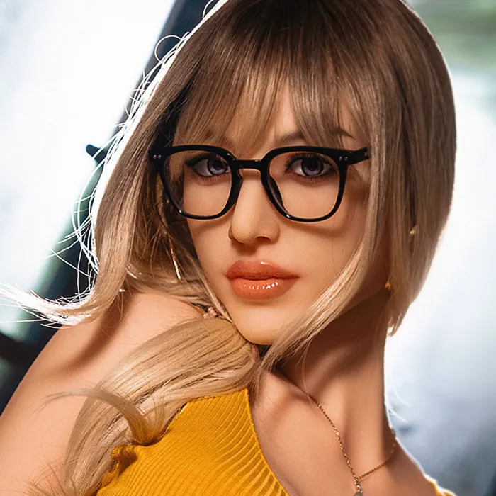 HEADSY293NATURALSILICONEBROWNM16IMPALNTED HAIR SY Doll Male Sex Toys