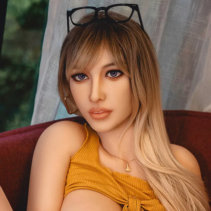 HEADSY293NATURALSILICONEBROWNM16IMPALNTED HAIR SY Doll Male Sex Toys