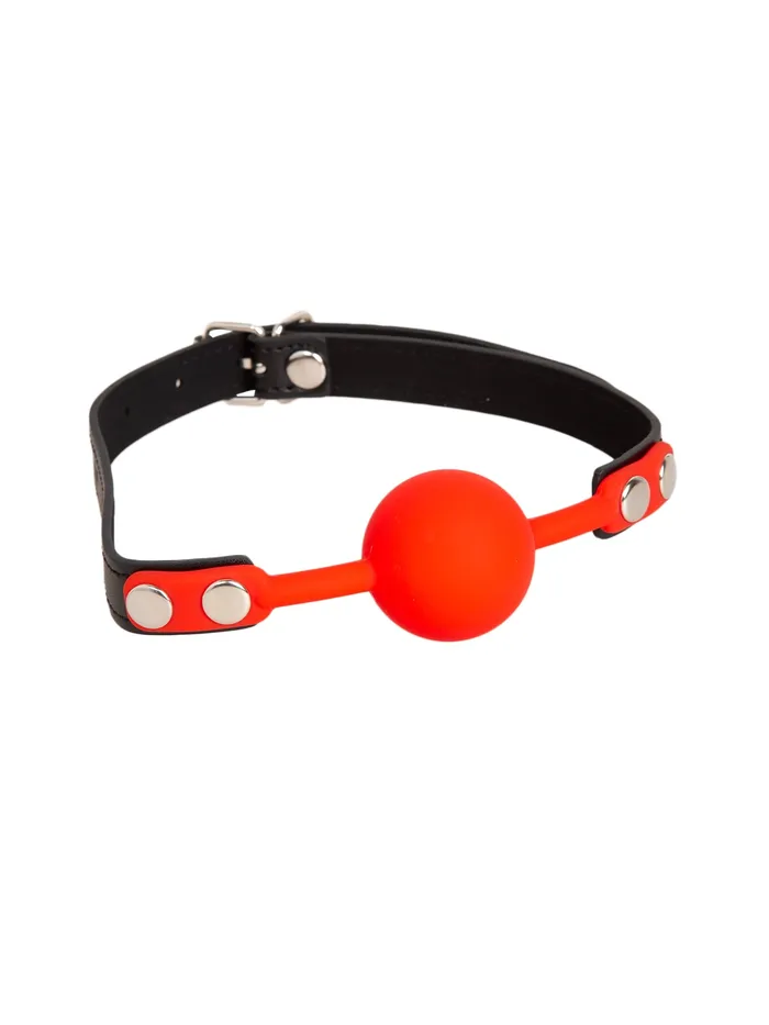 HonourSkintwocom Anal Black Red Silicone Ball Gag