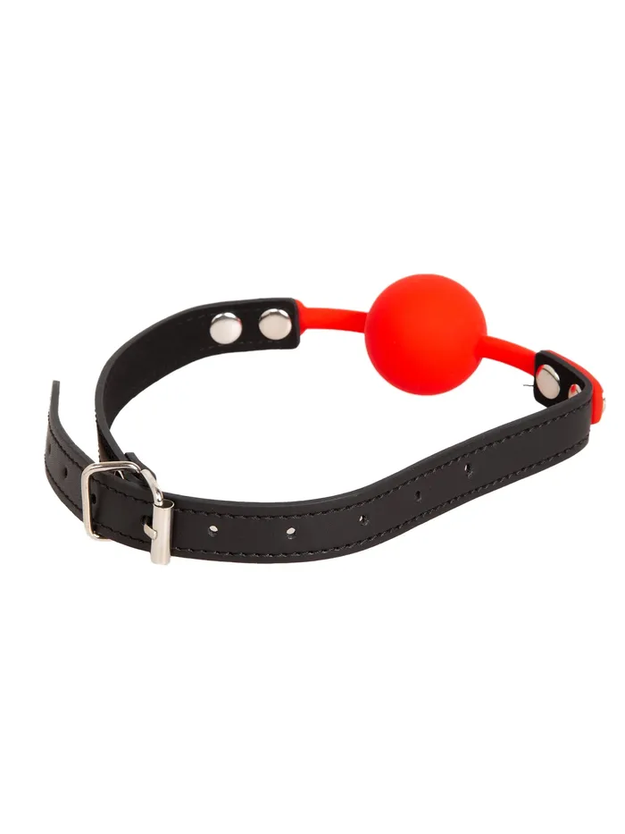 HonourSkintwocom Anal Black Red Silicone Ball Gag