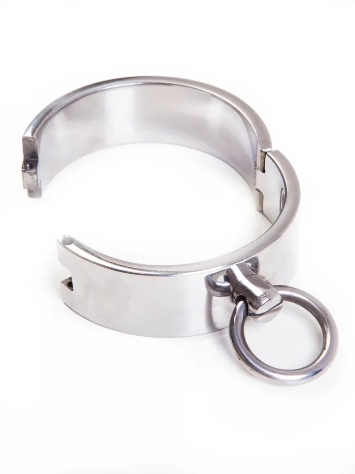 HonourSkintwocom Male Sex Toys Mens Steel Locking Collar Cuffs Set HonourSkintwocom Male Sex Toys Mens Steel Locking Collar Cuffs Set