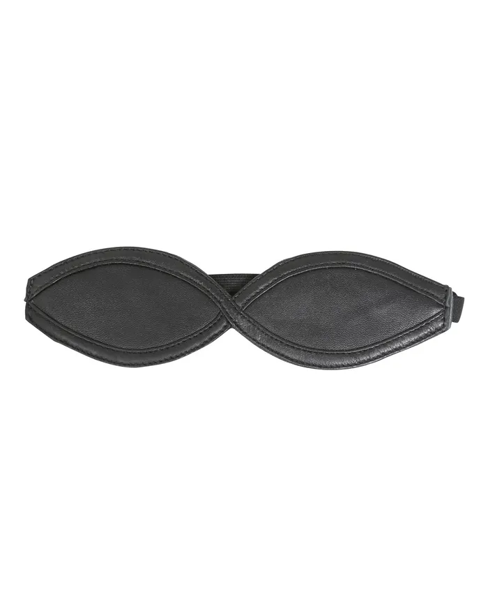 HonourSkintwocom Mens Underwear Black Leather Eyemask One Size