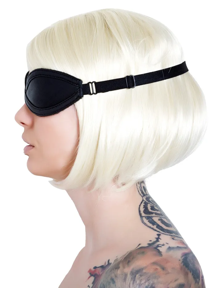 HonourSkintwocom Mens Underwear Black Leather Eyemask One Size
