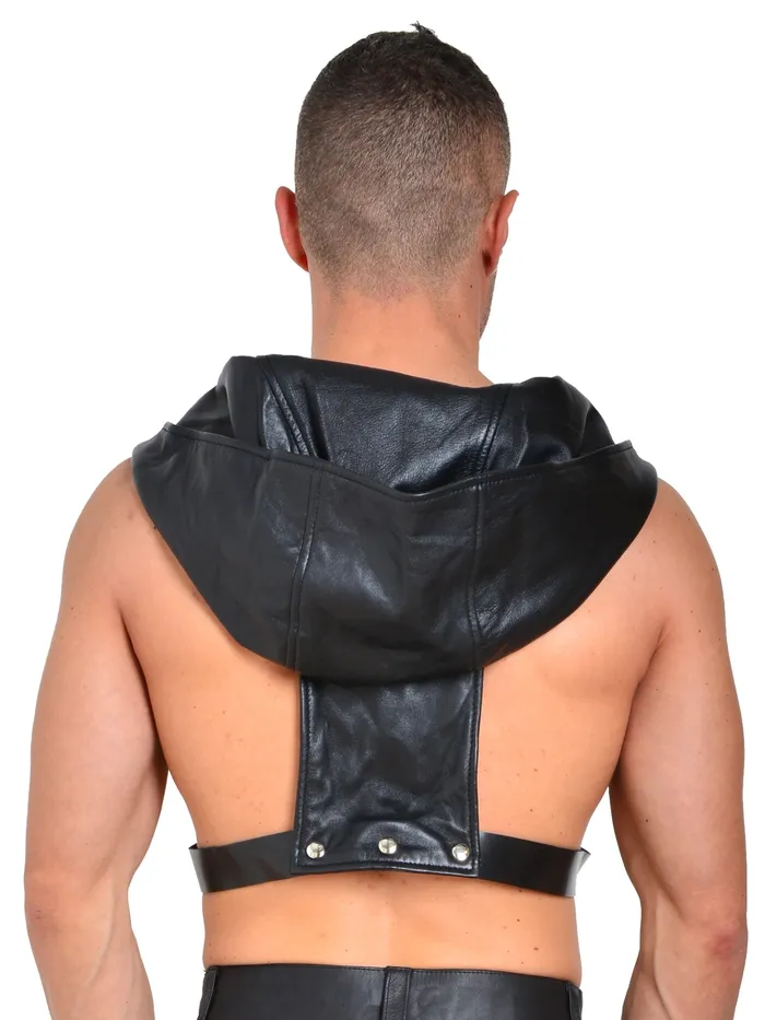 HonourSkintwocom Mens Underwear Leather Harness Hoodie One Size HonourSkintwocom Mens Underwear Leather Harness Hoodie One Size