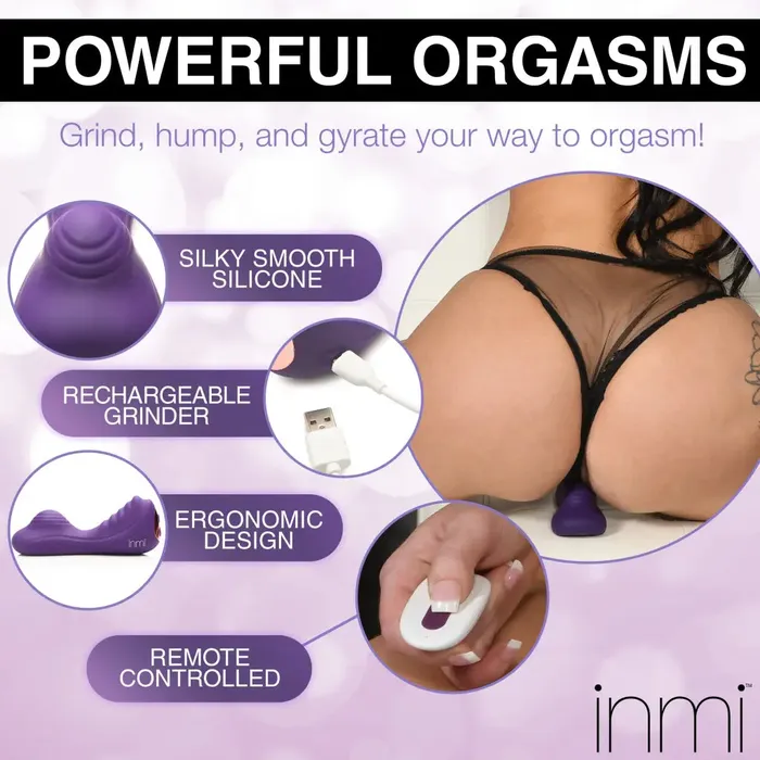 inmi Ride N Grind 10 X Vibrating Silicone Sex Grinder Female Sex Toys