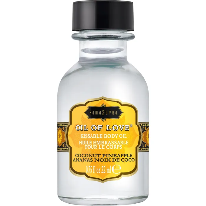 Kama Sutra Oil of Love Kissable Body Oil Coconut Pineapple 22 ml 075oz Kama Sutra Couples Kama Sutra Oil of Love Kissable Body Oil Coconut Pineapple 22 ml 075oz Kama Sutra Couples