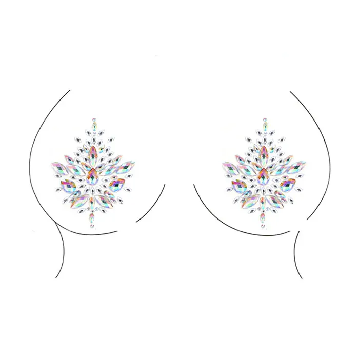 Le Dsir OpenCup Tie Dye Strappy Teddy Nipple Bling in O Shots Toys Female Sex Toys